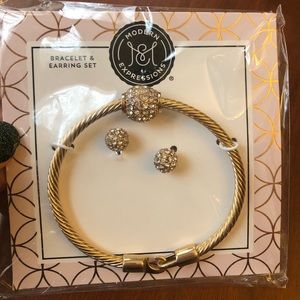 Bracelet and Earring Set